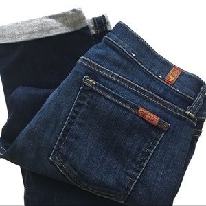 💕7FAM Skinny Crop & Roll